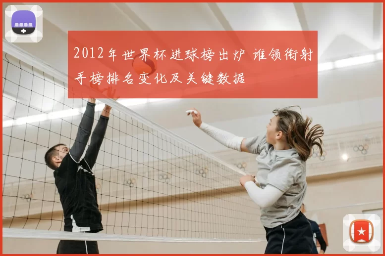 2012年世界杯进球榜出炉 谁领衔射手榜排名变化及关键数据