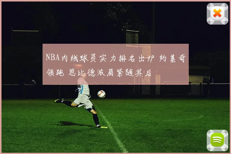 NBA内线球员实力排名出炉 约基奇领跑 恩比德浓眉紧随其后